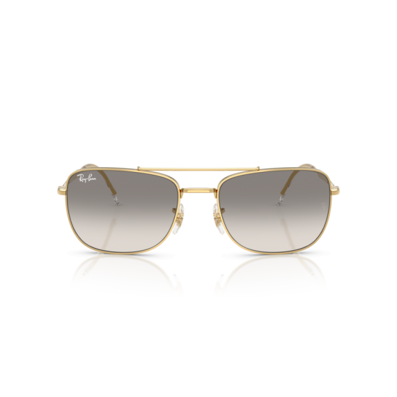 Ray-Ban RB 3755 001/32 Güneş Gözlüğü, Çerçeve Şekli: Dikdörtgen, Ekartman: 62
