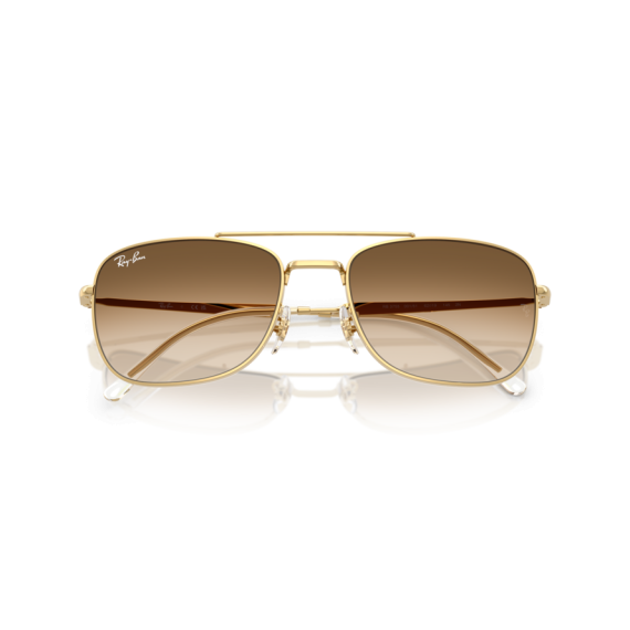 Ray-Ban RB 3755 001/51 Güneş Gözlüğü, Çerçeve Şekli: Dikdörtgen, Ekartman: 59