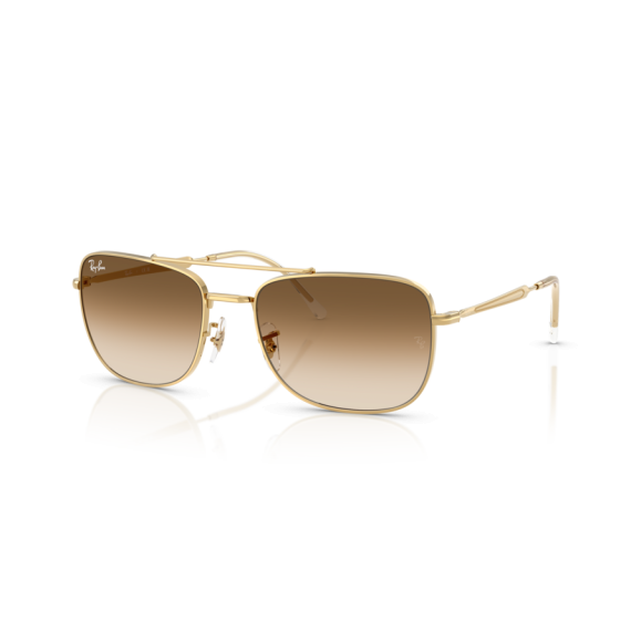 Ray-Ban RB 3755 001/51 Güneş Gözlüğü, Çerçeve Şekli: Dikdörtgen, Ekartman: 59