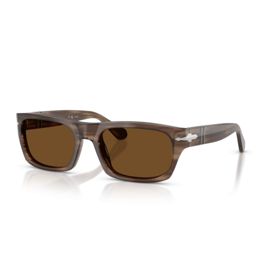 Persol PO 3398S 120857 Güneş Gözlüğü, Polarize: Evet, Çerçeve Şekli: Dikdörtgen, Ekartman: 55